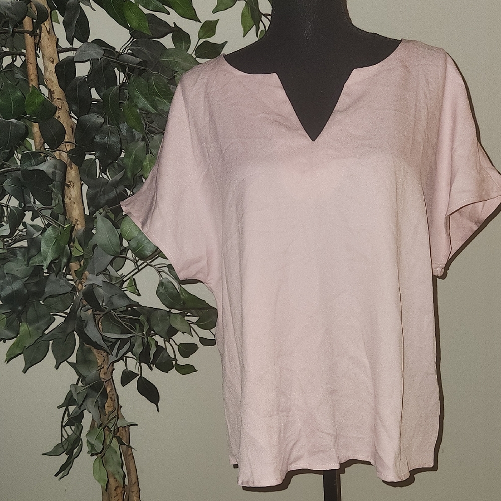SHEIN Light Pink Blouse